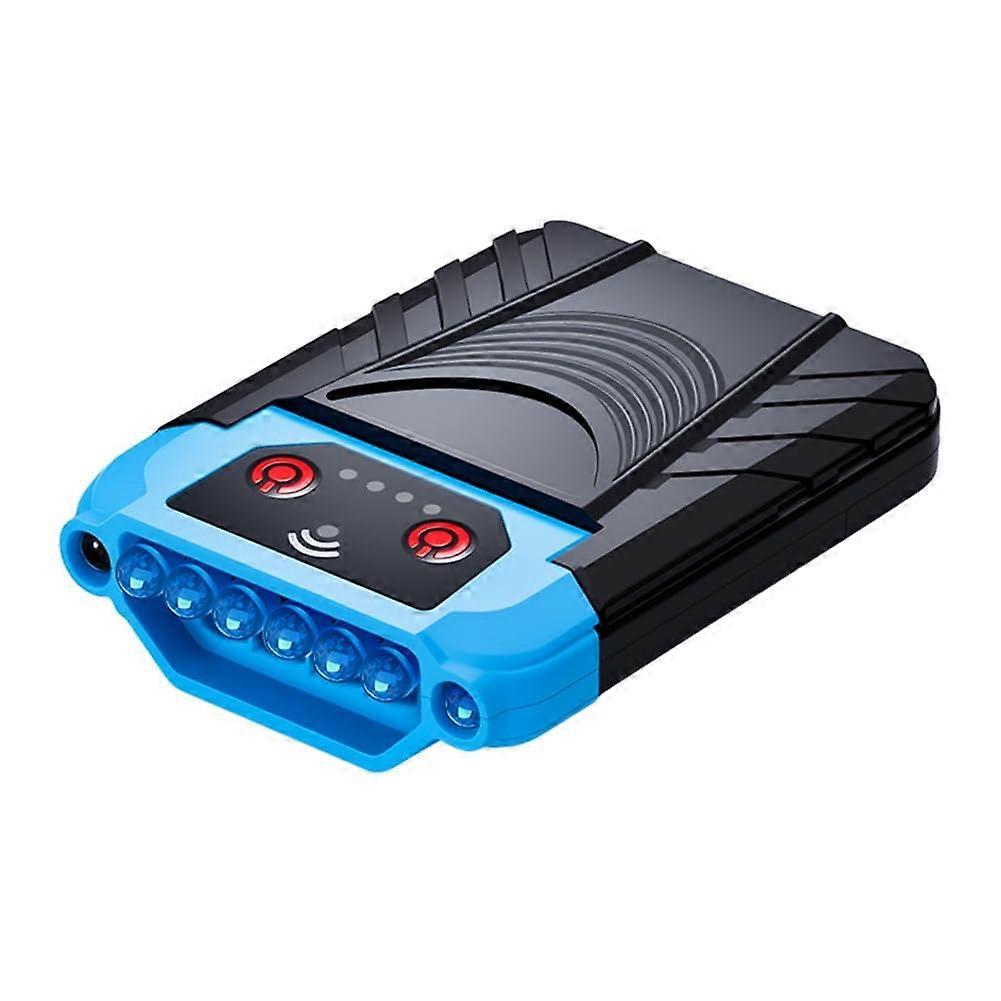 Sensor Headlight Portable Camping Search Light Multipurpose for Night Fishing Blue Motion Sensor Blue Camping Light