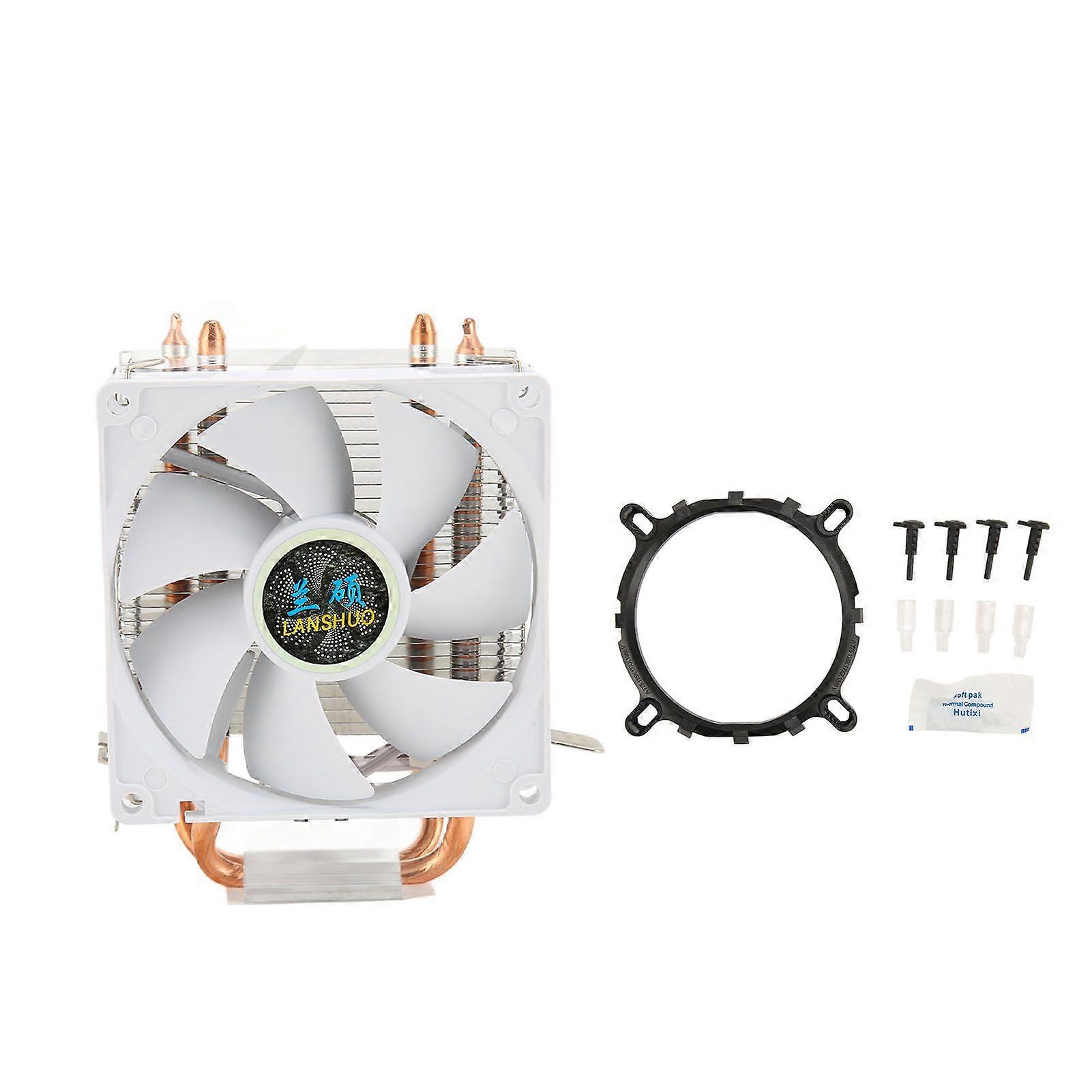 9CM CPU Cooler 2 Heat Pipes Dual Tower Computer CPU Cooling Fans for Intel 775 1150 1151 1155 1156 1200 1700 1356 1366