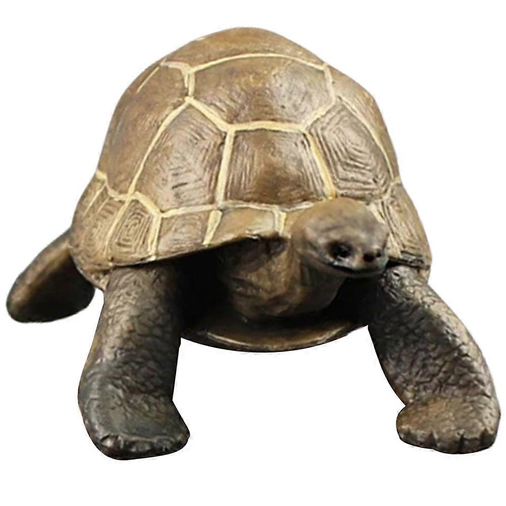 Realistic Plastic Tortoise Model for Cognitive Play and Decoration 3Pcs
