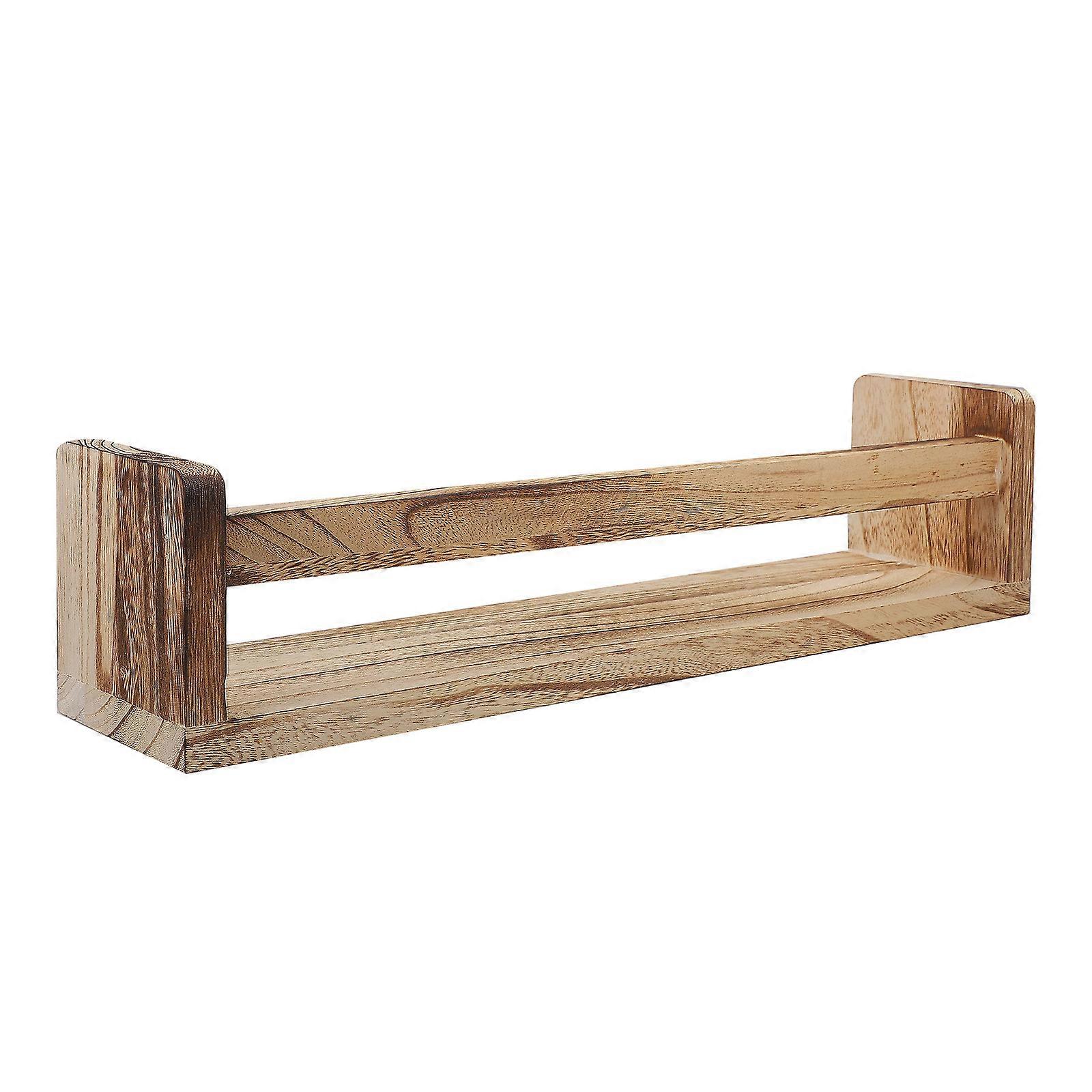Dark Brown Rack for Wall Organizer 3Pcs Set for Storage