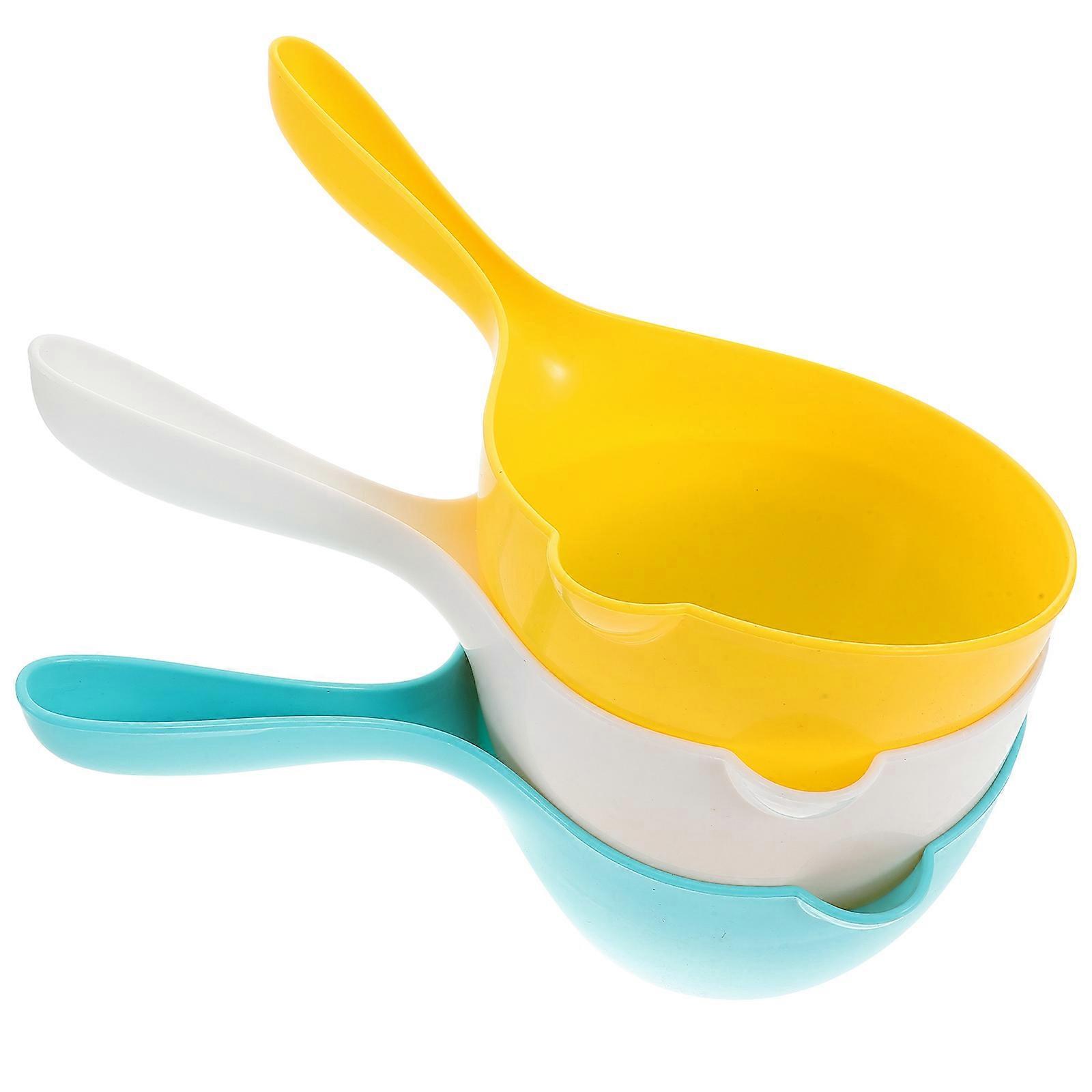 Water Ladle Plastic Kitchen Scoop for Bathing 12Pcs Assorted Color