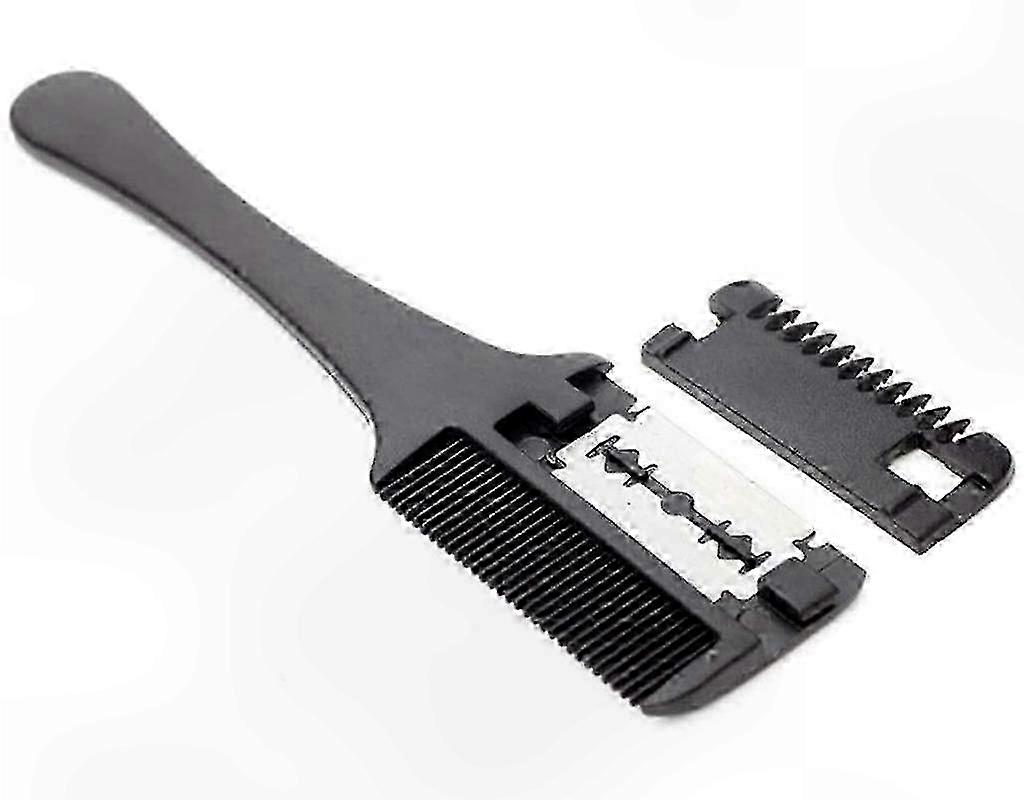 Pente de dupla face para cortar o cabelo e modelar designs