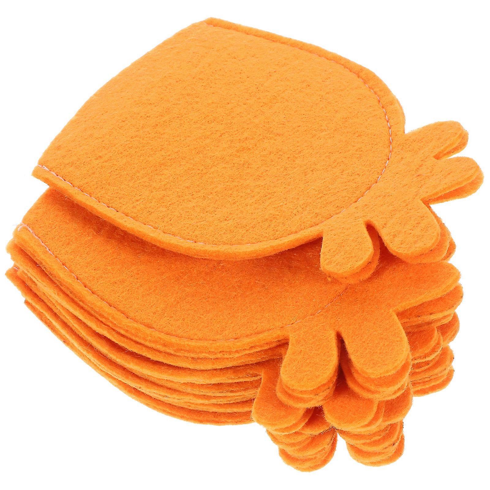 Felt Eggs Holder Pineapple Shaped Cover for Easter Decor 24Pcs