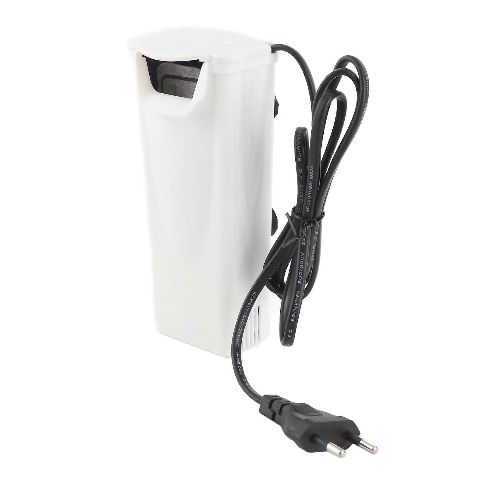 3W Mini Waterfall Filter Pump for Fish and Turtle Tanks, Built-In Low Water Level Mute Purification Pump