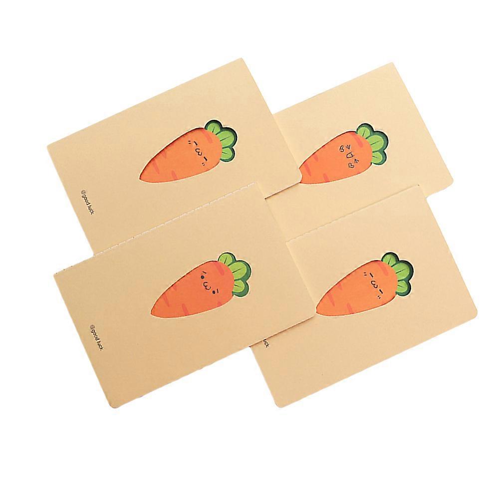 Dairy Book Carrot Hollow Notebook for Writing 8Pcs Assorted Colors