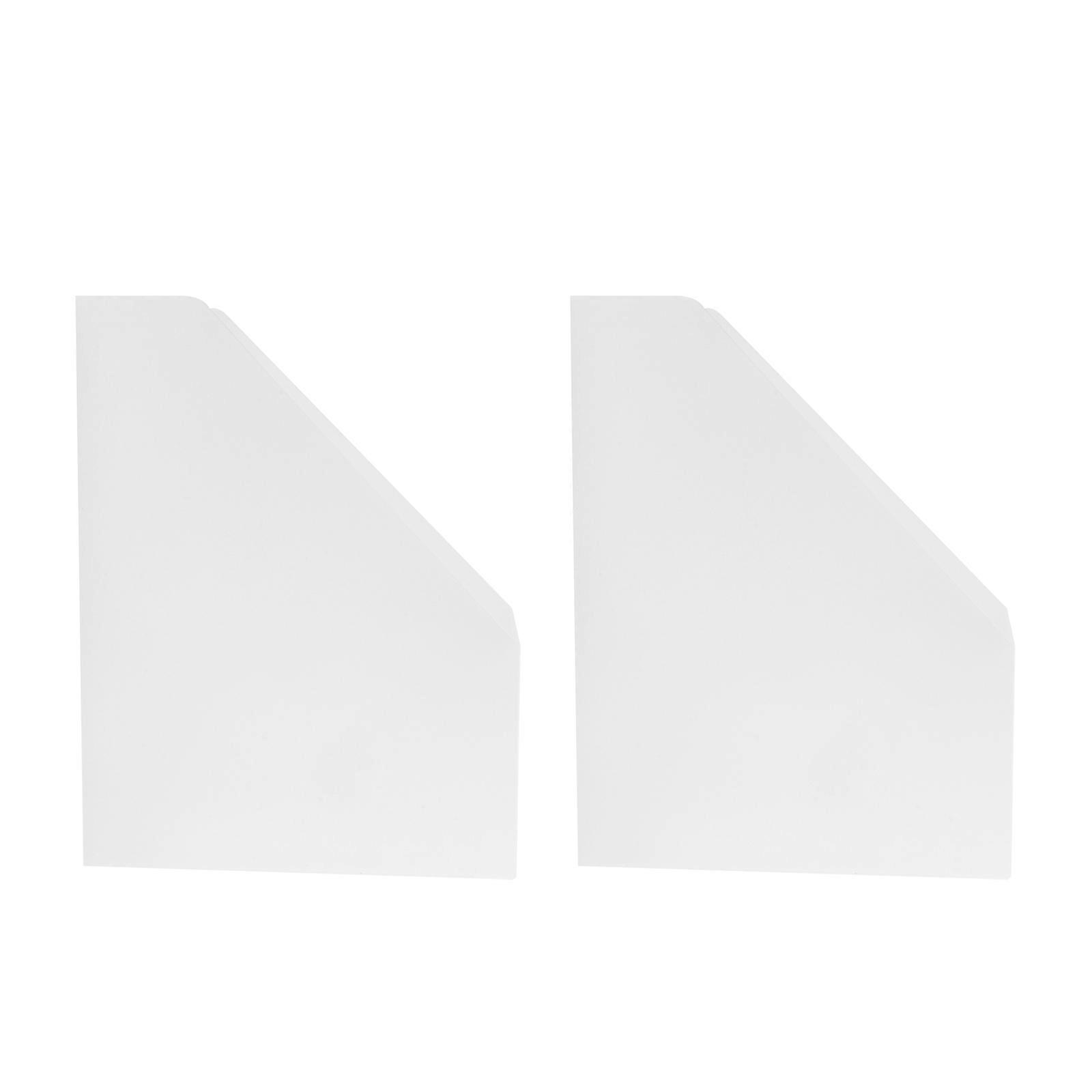 Household File Organizers Multi-Function Transparent File Holders 4Pcs