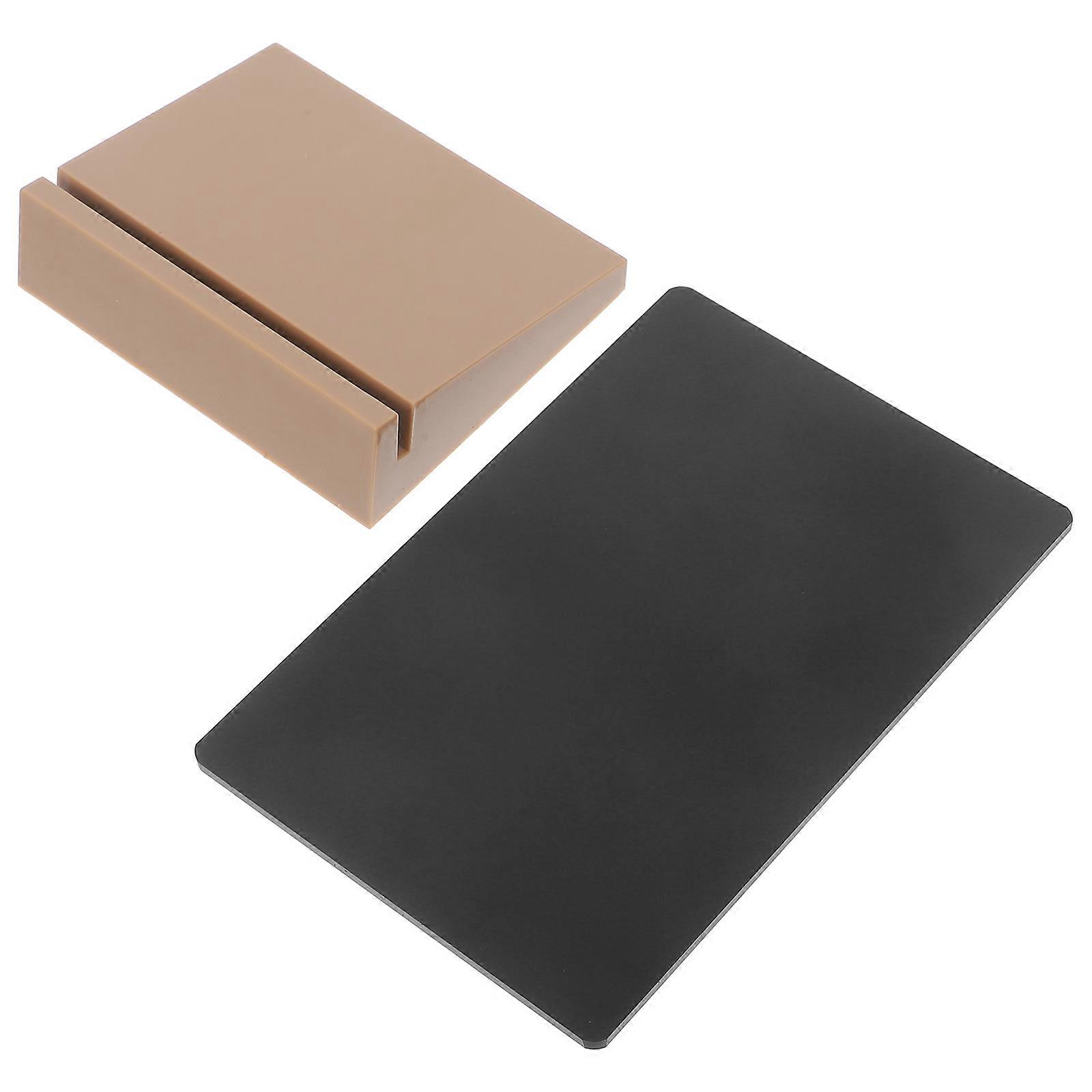 Small Blackboard Black ABS Mini Chalk Board Sign for Decor Space-Saving