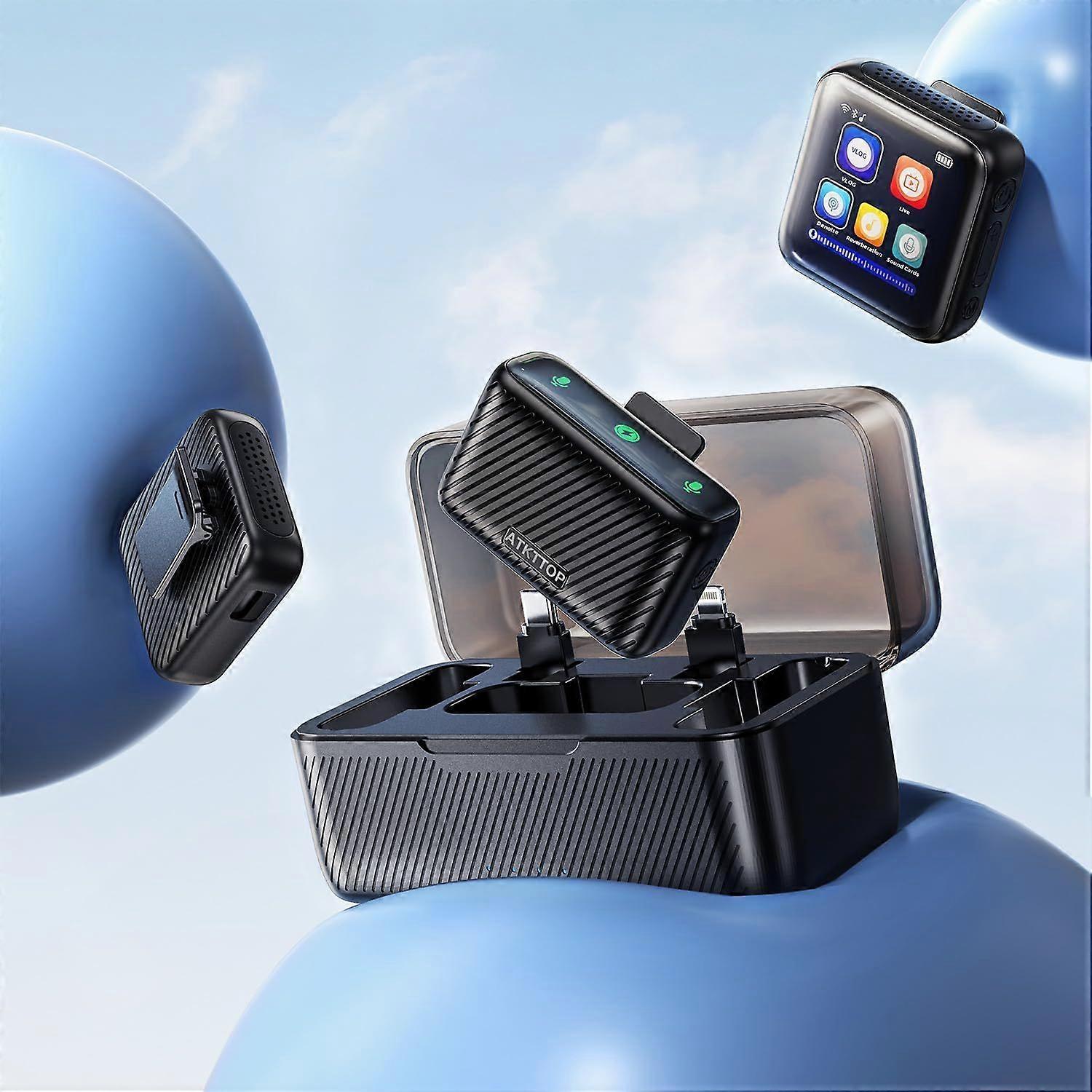 Wireless Lavalier Microphone Clip on, Pro Noise
