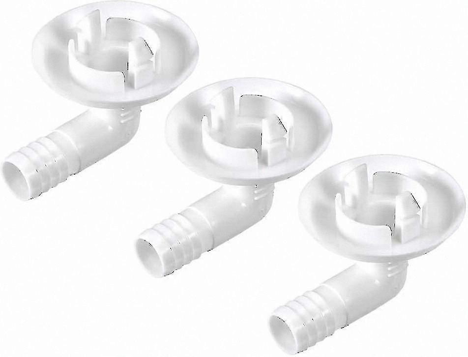 Elbow Fitting for Mini-Split and Window AC Drainage Hose, 25mm, 3-Pack