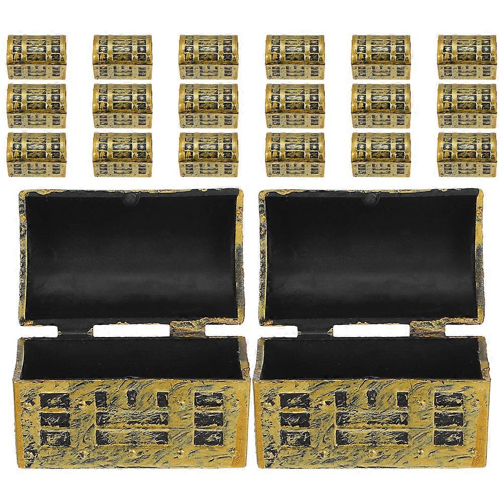 Mini Pirate Treasure Chest Plastic for Decoration 40Pcs