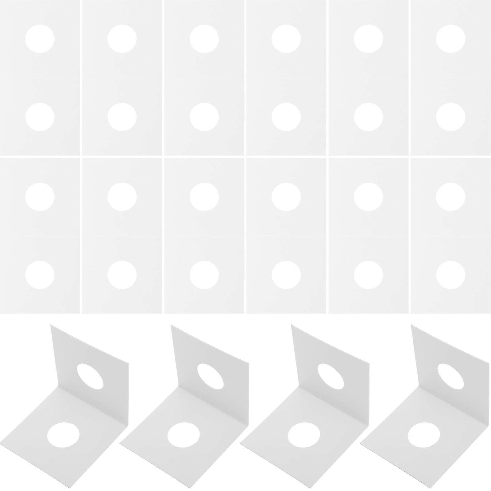 Transparent Coin Clip Coin Holders for Storage 800Pcs White