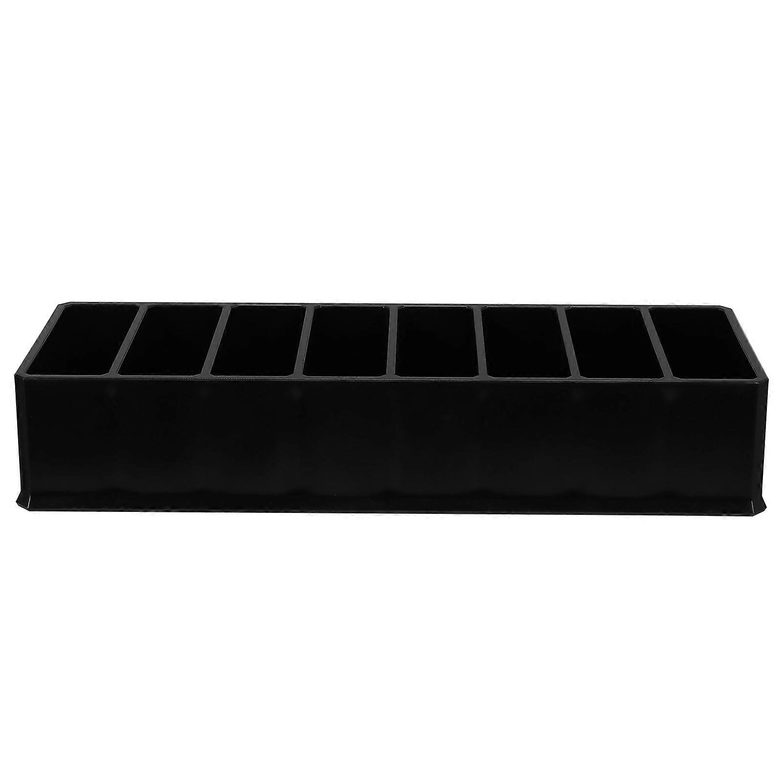 Cosmetic Organizer Black Storage Box for Makeup Tools 3Pcs