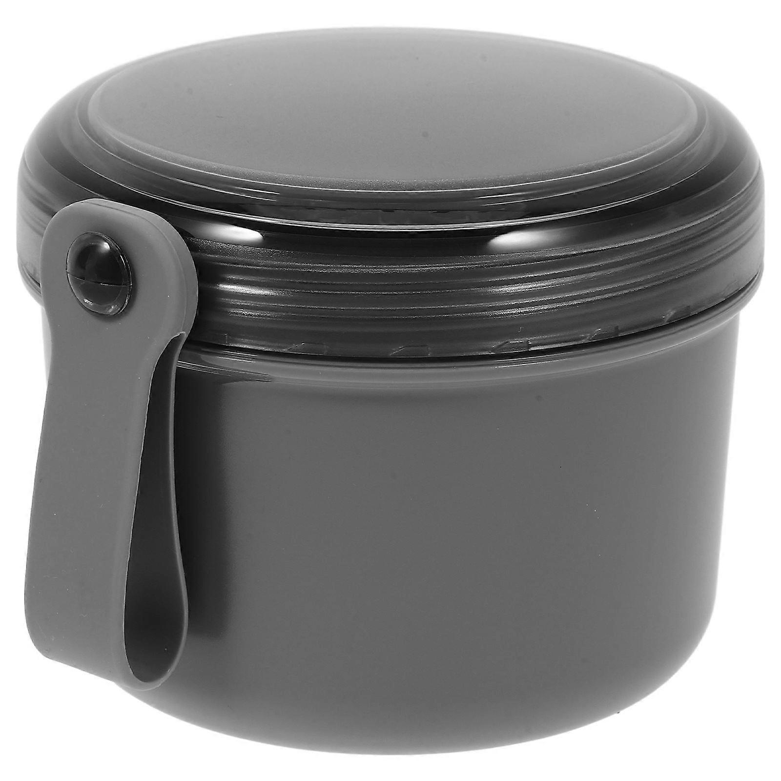 Travel Denture Container For Outdoor Activities Safe PC Material Grey 3Pcs