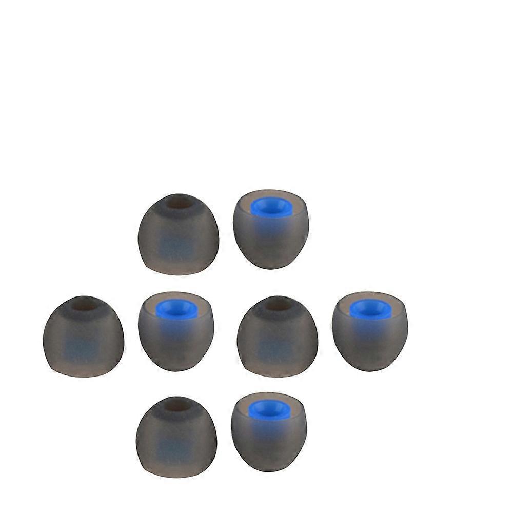 Blue Earbud Tips for Replacement with Noise Cancelling 30Pcs Silicone Caps