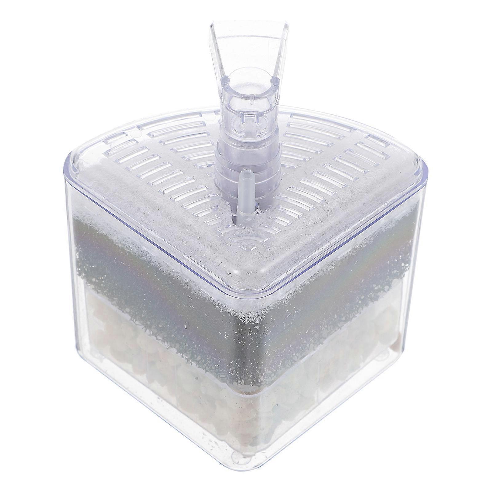 Aquarium Corner Filter for Ceramic Fish Tank Use