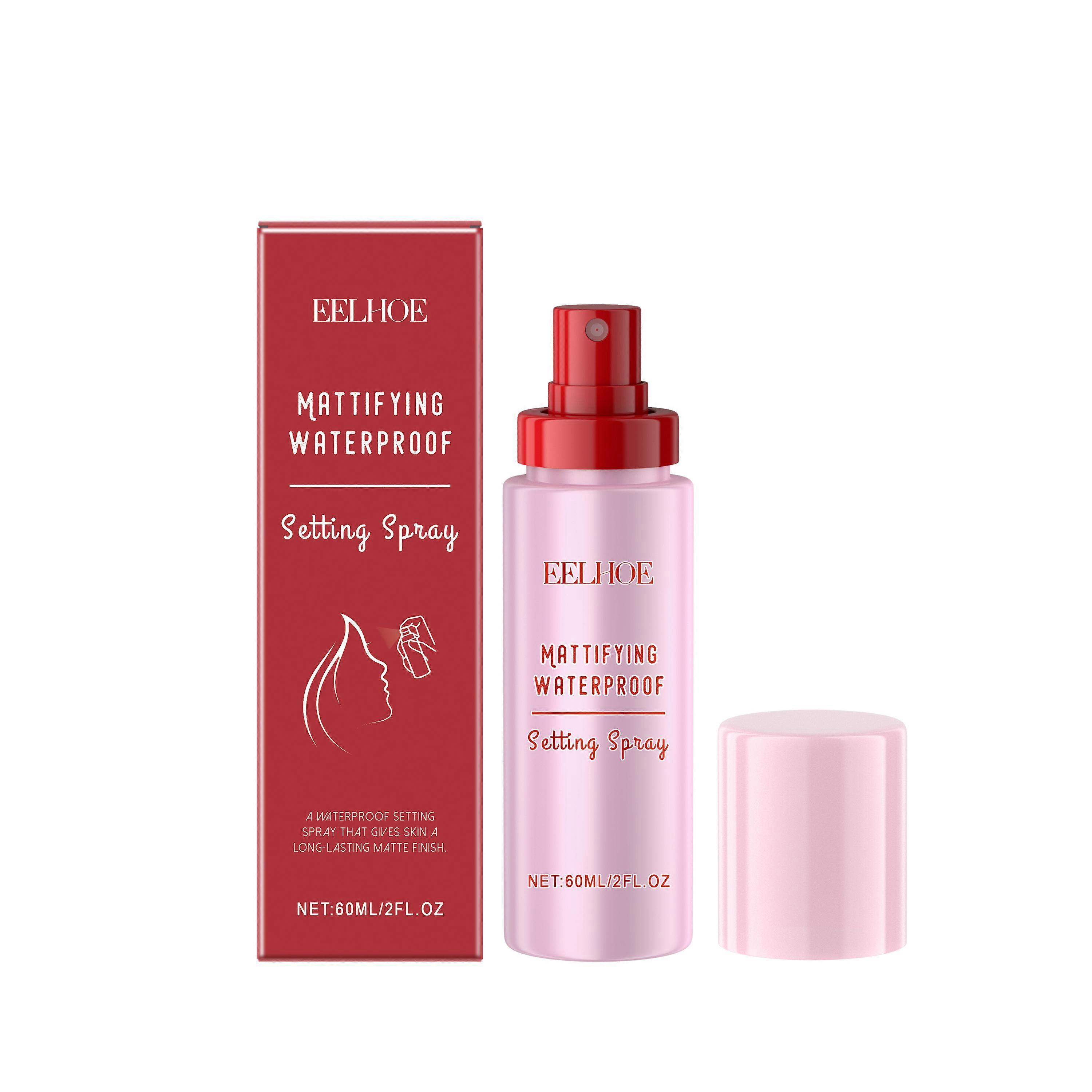 EELHOE Light Matte Setting Spray Fresh And Long-Lasting Matte Makeup Oil Control Pore Tightening Setting Spray