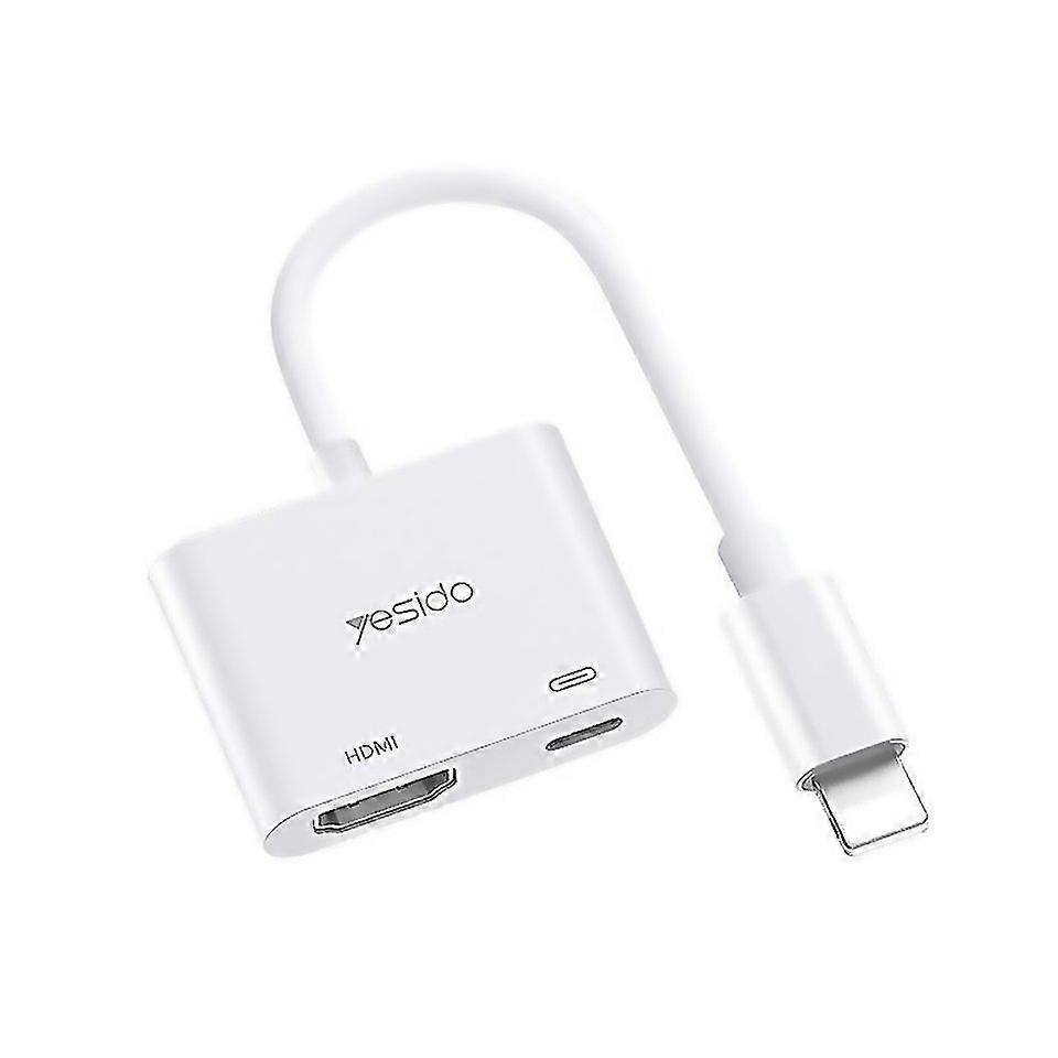 For Yesido Hm06 8 Pin To Hdmi Audio Video Adapter