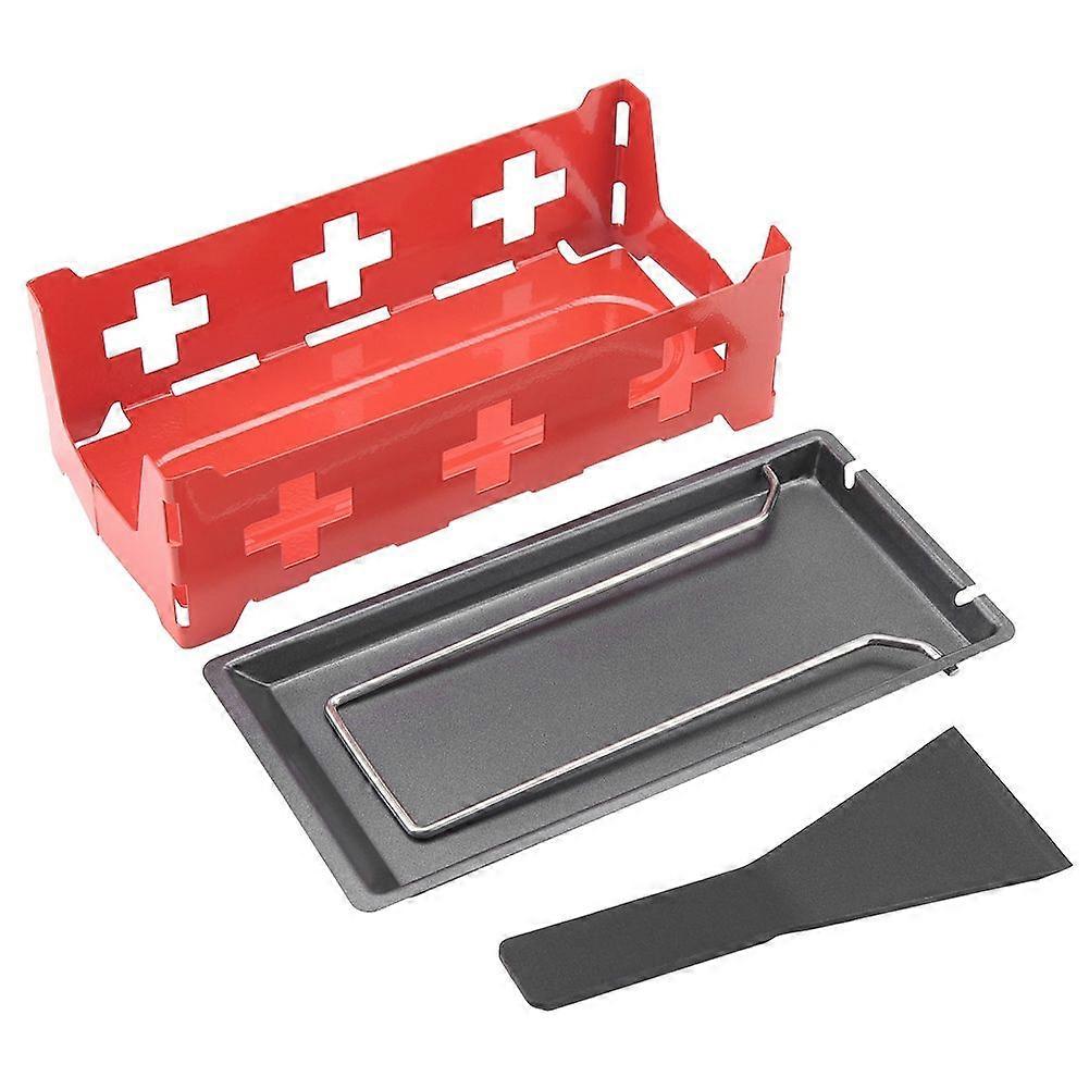 المحمولة NOn عصا الجبن Raclette Rotaster صينية الخبز مجموعة موقد أداة شواء المطبخ المنزلية # 1