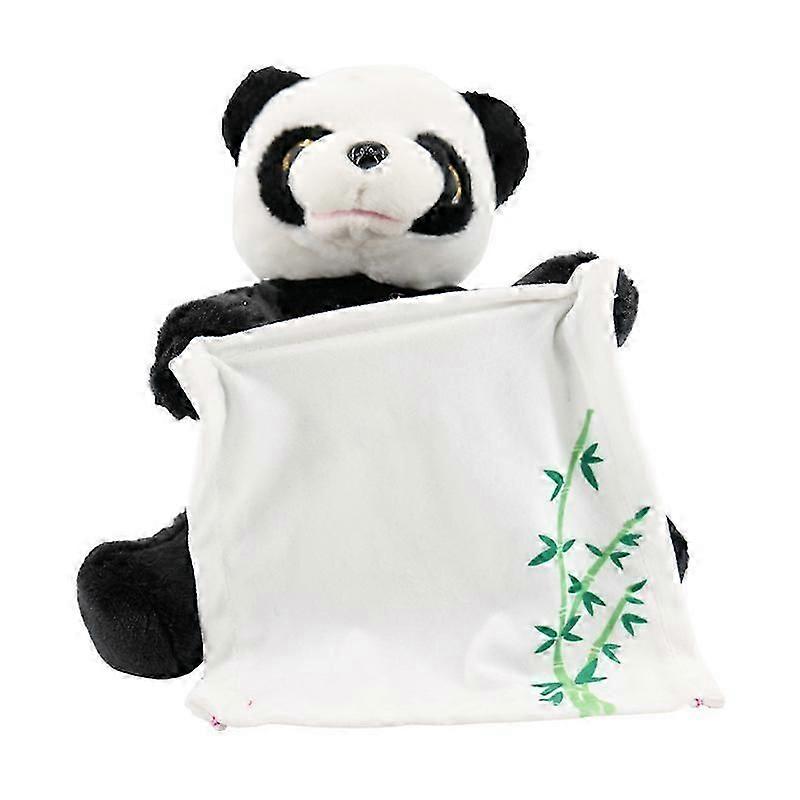 Hide-and-seek Educational Early Learning Raise Your Hand Panda Singing Storytelling Lullaby Learning to Talk Electric Plush Doll