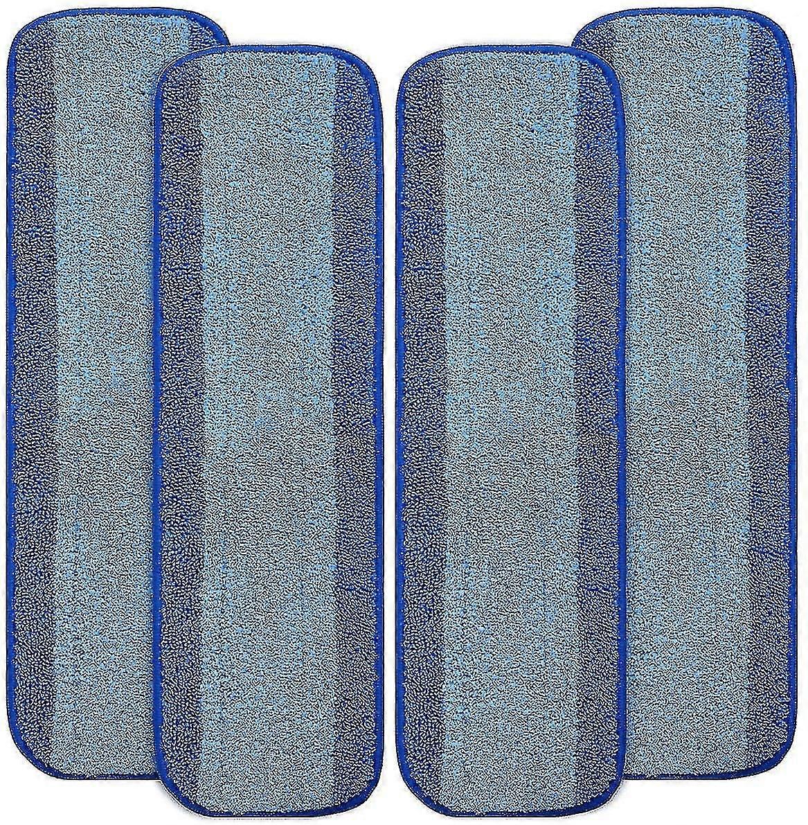 4 Pack Microfiber Cleaning Pads Replacement For Bona Premium Spray Mop