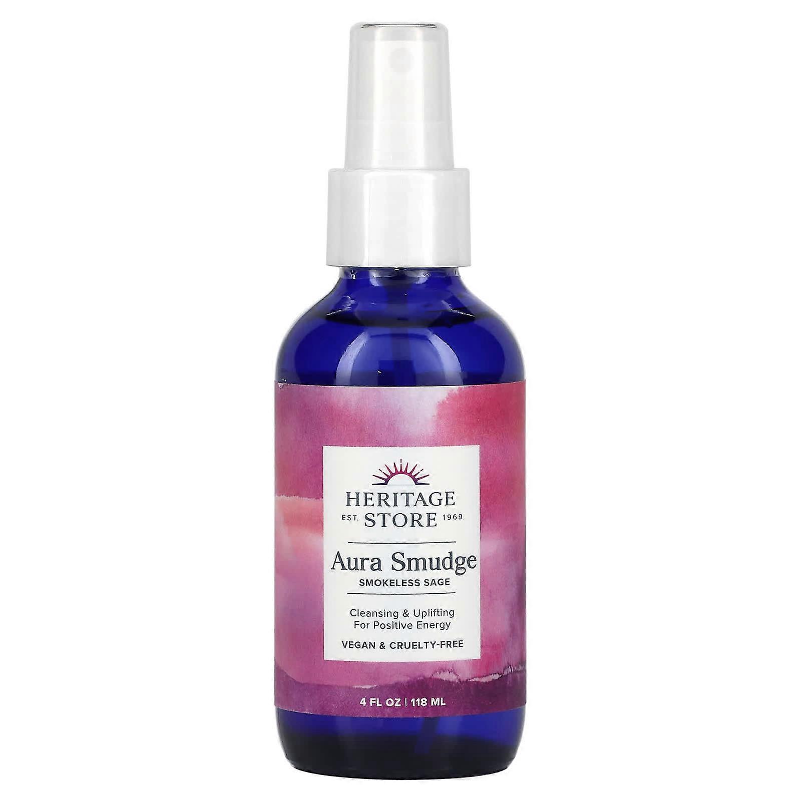 Aura Smudge, Smokeless Sage , 4 fl oz (118 ml)