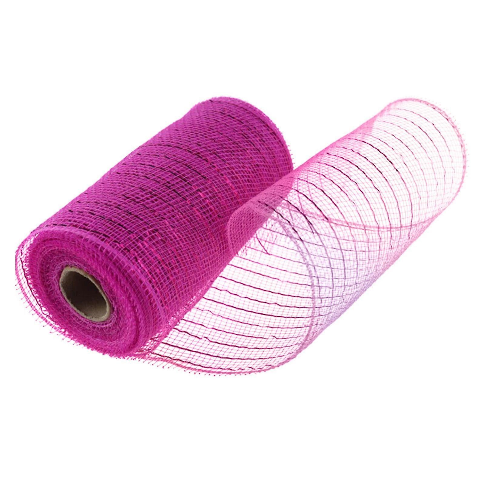 XIUH Christmas Clearance! Assorted Color Wrapping Mesh Ribbon, Foil Deco Mesh Roll, compatible with wreath supplies for crafts, party decor