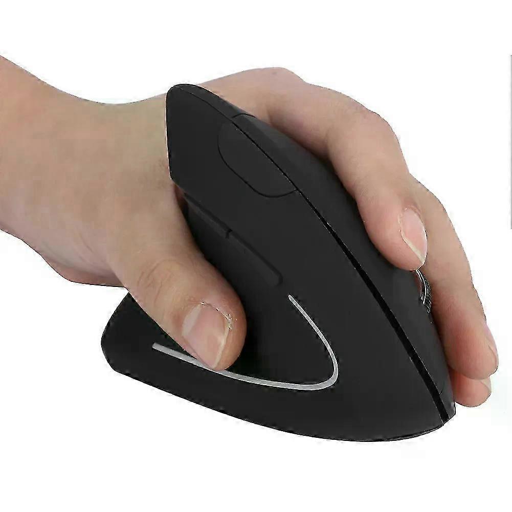 25-26 Wireless Left Handed Ergonomic Wireless Vertical Mouse 800 1200 1600 DPI 6 Buttons Optical Mouse for Laptop Desktop PC