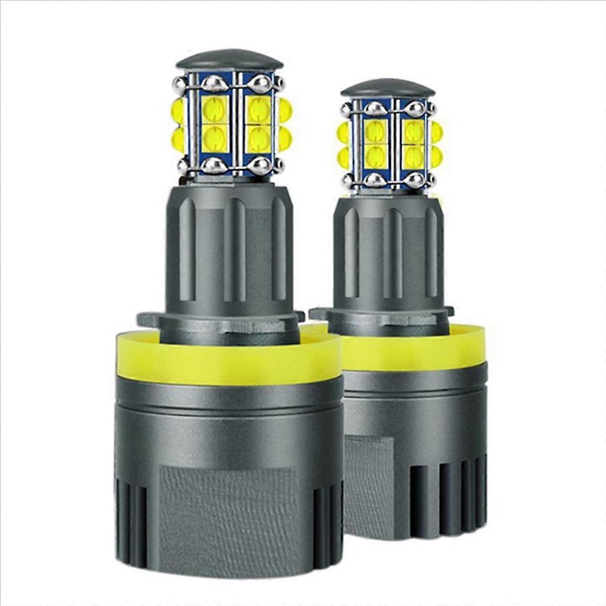 H8 Headlight Bulb 6000K 120W LED Angel Eyes Lights Canbus Compatible with BMW E60 E61 E63 X5 E70 X6 E71 E90 E91 E92 E93 M3 E89 E82