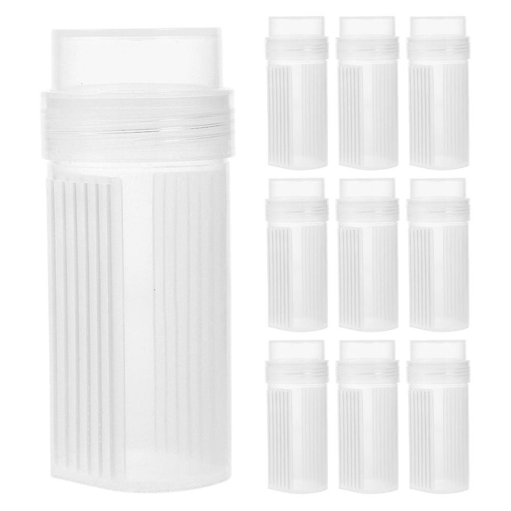 10pcs High Clarity 5-Slide Staining Jar For Microscope Slides Staining Tank With Lid Laboratory Staining Container For Lab Use
