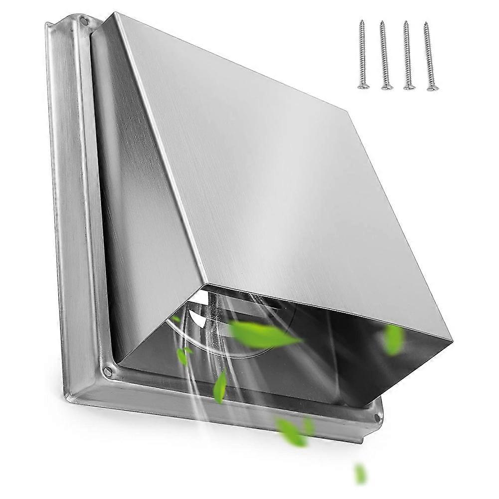 External Extractor Wall Vent Cushioned Non-Return Flap
