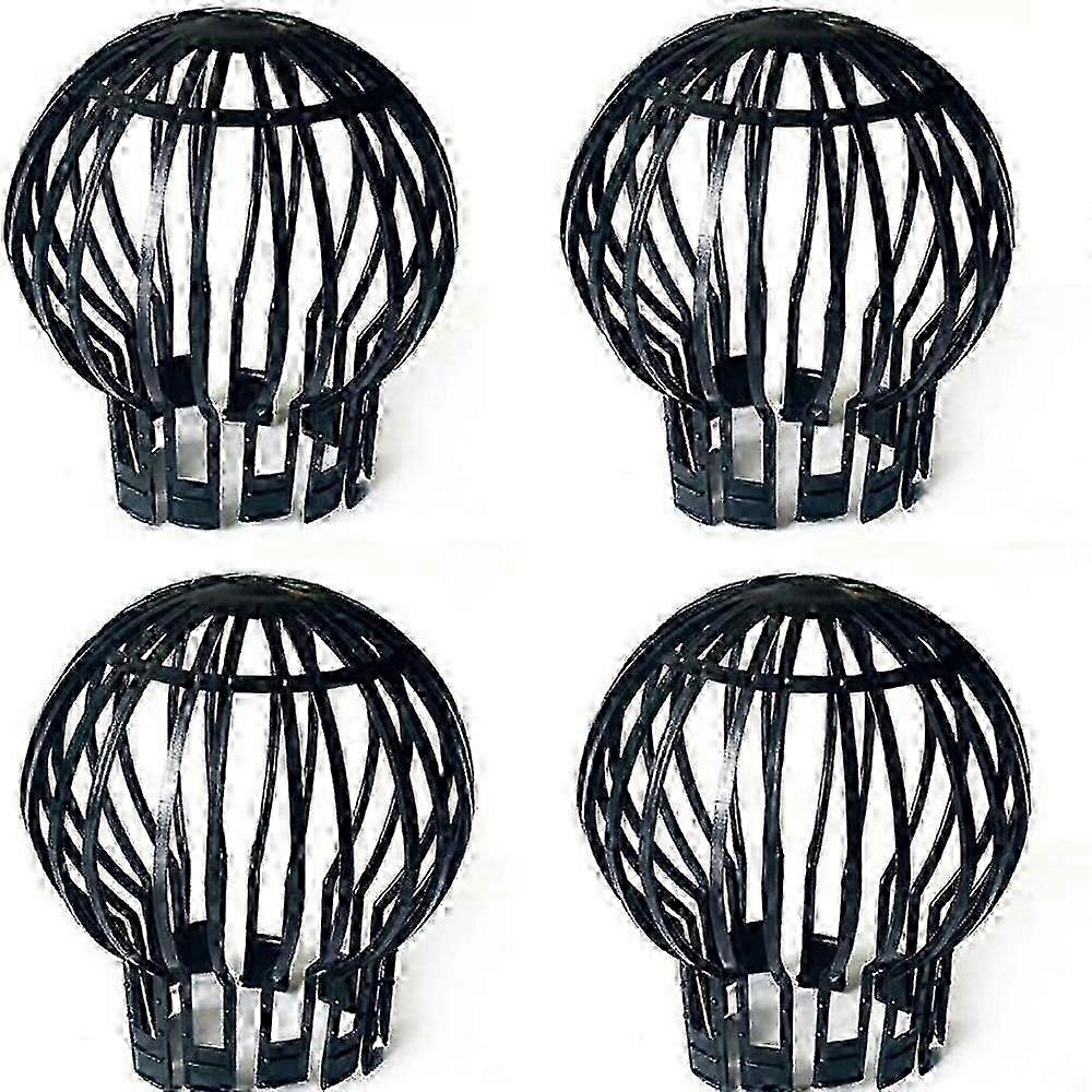 Pack of 4 Flexible Plastic Gutter Guards, Keep Gutters Unclogged with Leaves, Moss, Mud, Balls and Other Debris