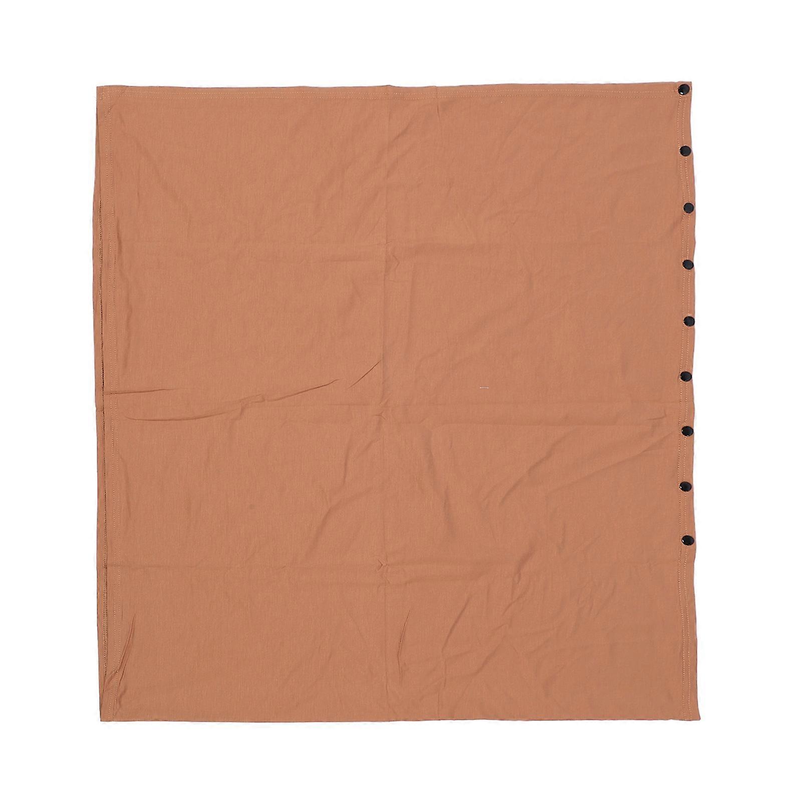 Button Closure Maternity Nursing Cover for Breastfeeding Soft Cotton Breathable Carseat Canopy Khaki 