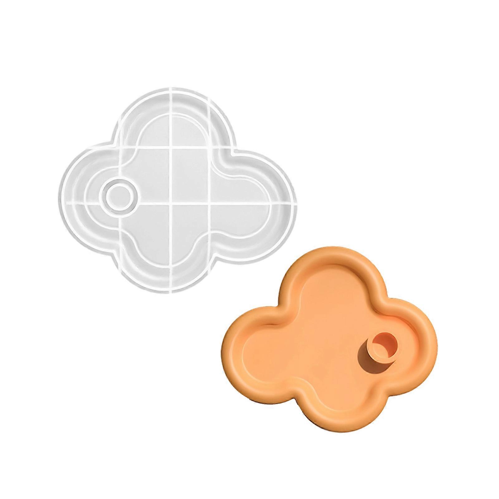 Reusable Silicone Jewelry Tray Mold For Resin Crafts Candle Holders And Decorative Containers With Irregular Design Multicolor