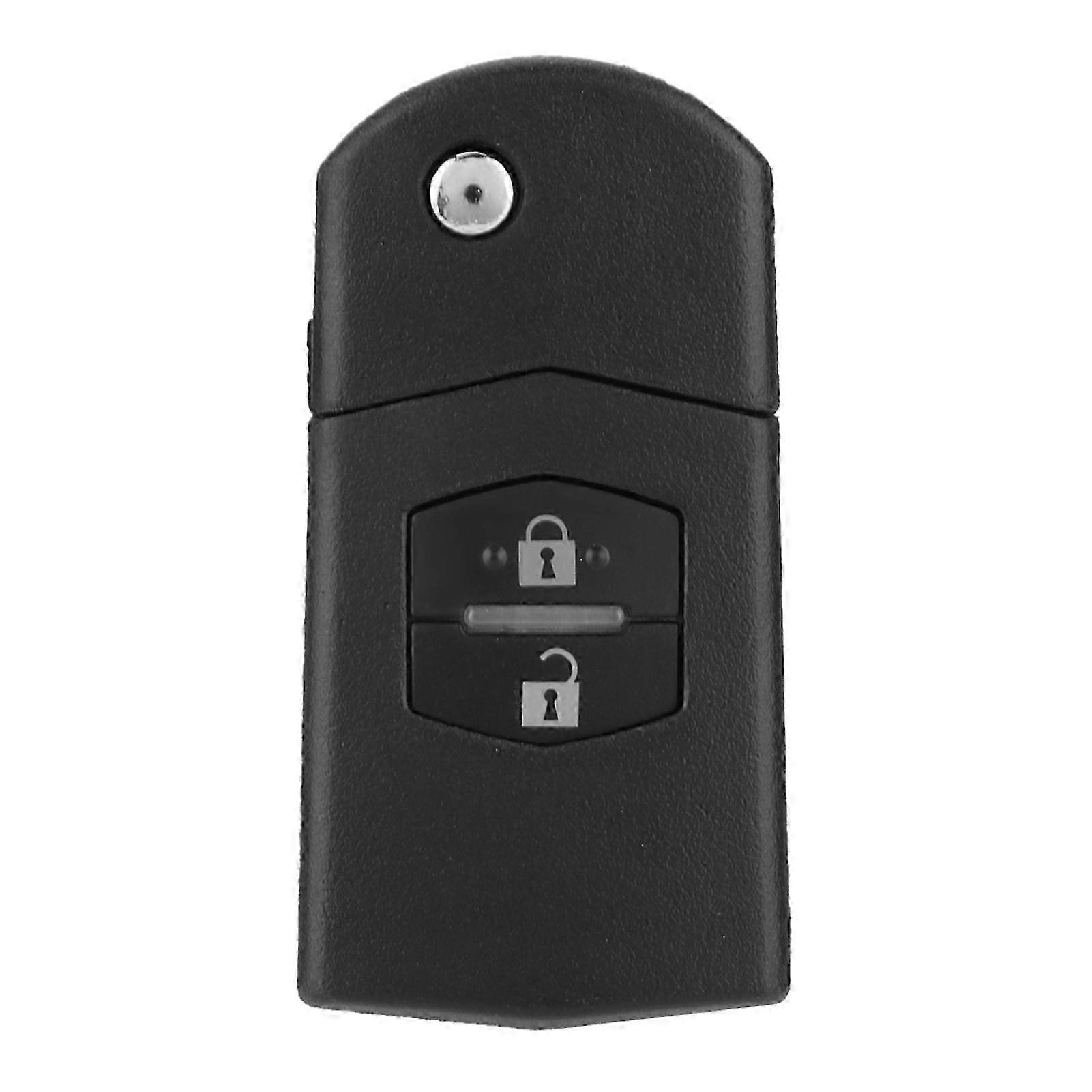 Flip 2-Button Key Fob Case for MAZDA 2, 3, 5, 6, RX8, MX5