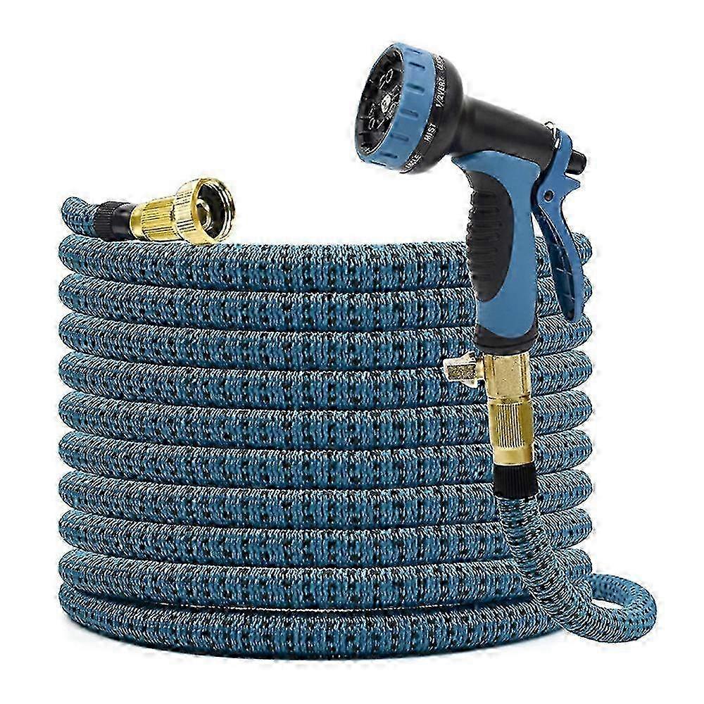 Newly Designed Copper Bullet Expandable Garden Hose with  Pocket Hose Pattern, Thumb Spray, Lead-Free & Ultra-Lightweight Solid up to 100Ft