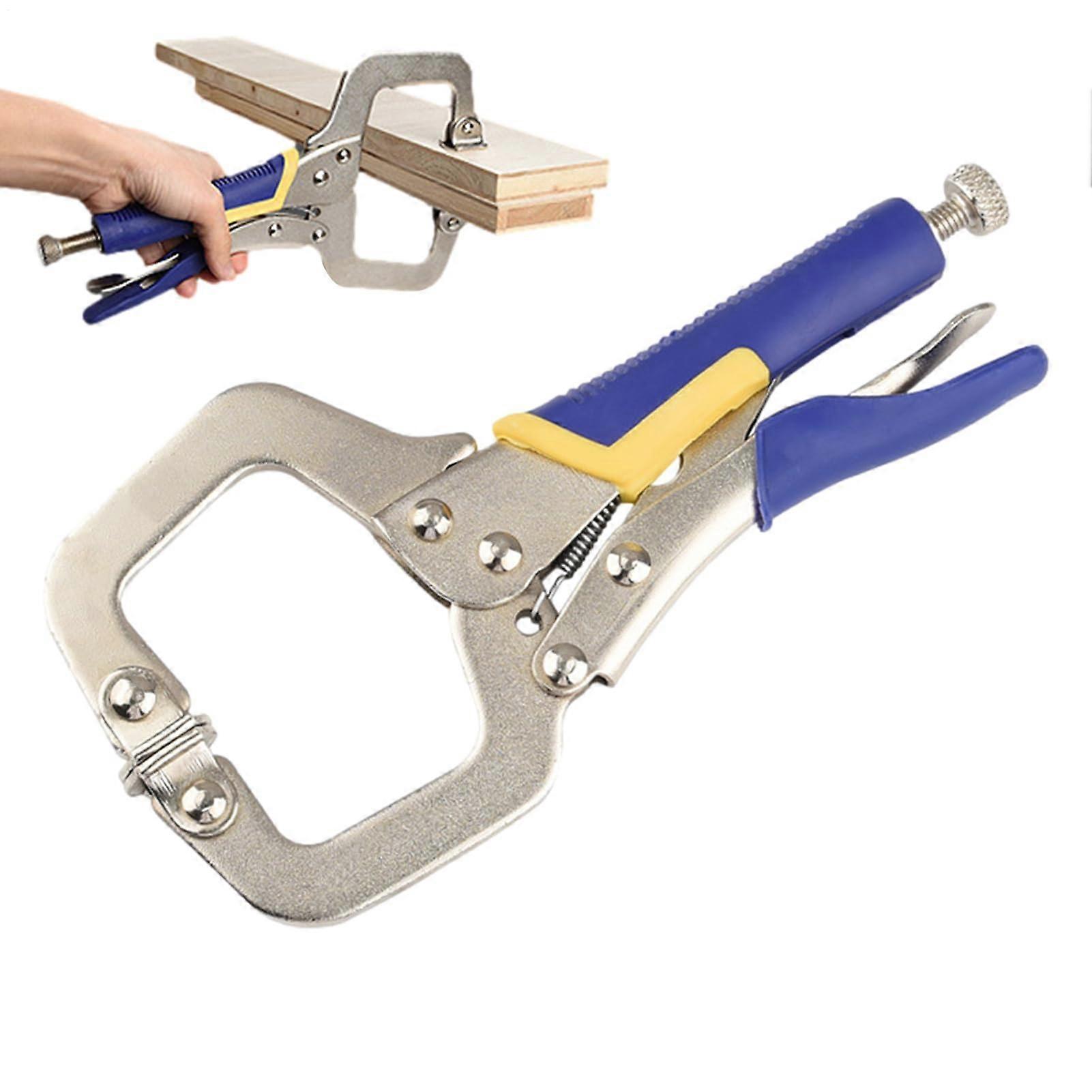 Metal Clamping Machine With Screw Clamp, 11Inch Adjustable Opening, Ergonomic Handle, Precise Tension For Craft Works