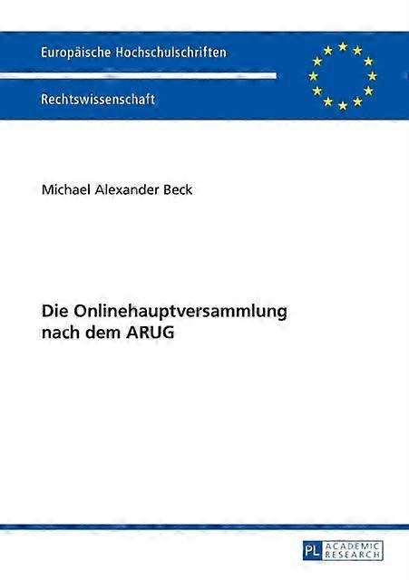 Die Onlinehauptversammlung Nach Dem Arug by Michael Alexander Beck Paperback