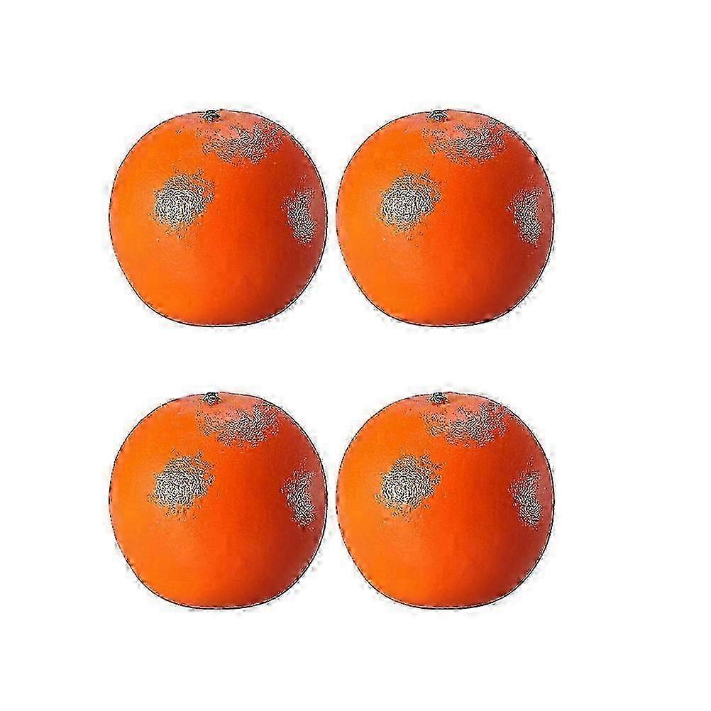 4Pcs Simulation Fruit Models for Party Decoration, Plastic Artificial Fruits