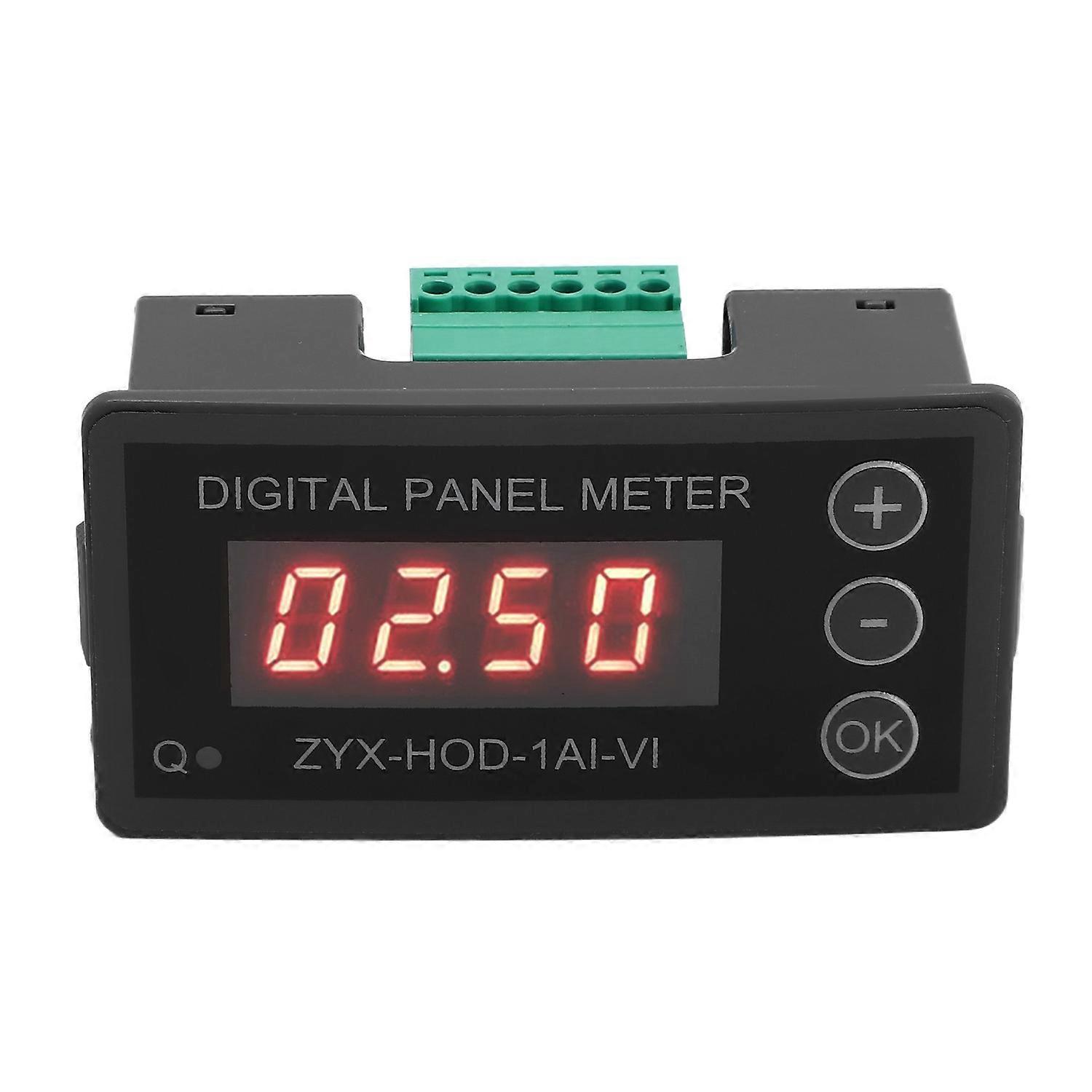 Signal Generator Panel Adjustable Digital Current Voltage Analog Simulator Panel for LED Testing 0‑2