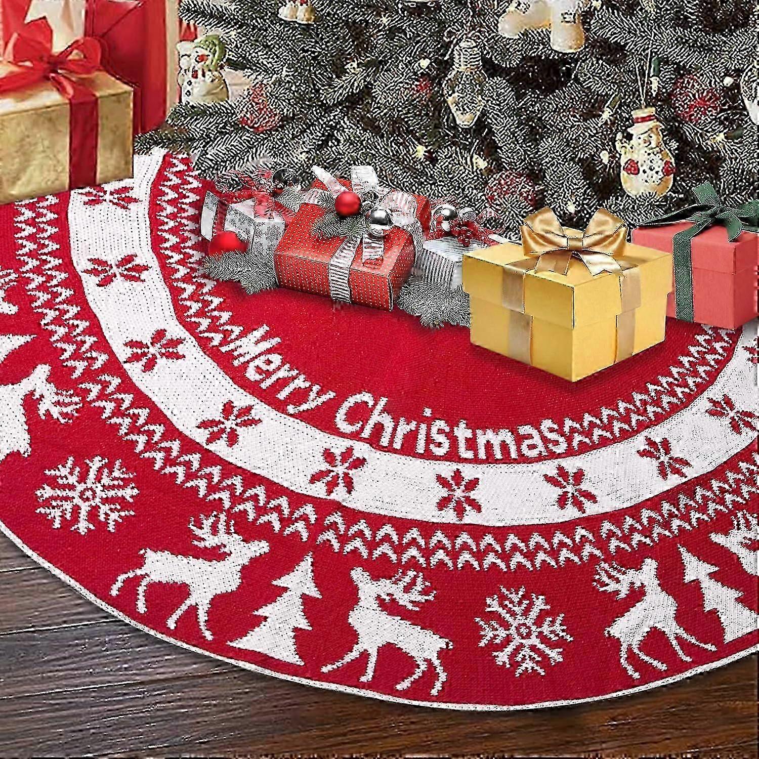 Christmas Tree Skirt 120cm, Xmas Christmas Tree Decorations, Christmas Tree Base Covers,new Year Home Party And Christmas Decorations,c