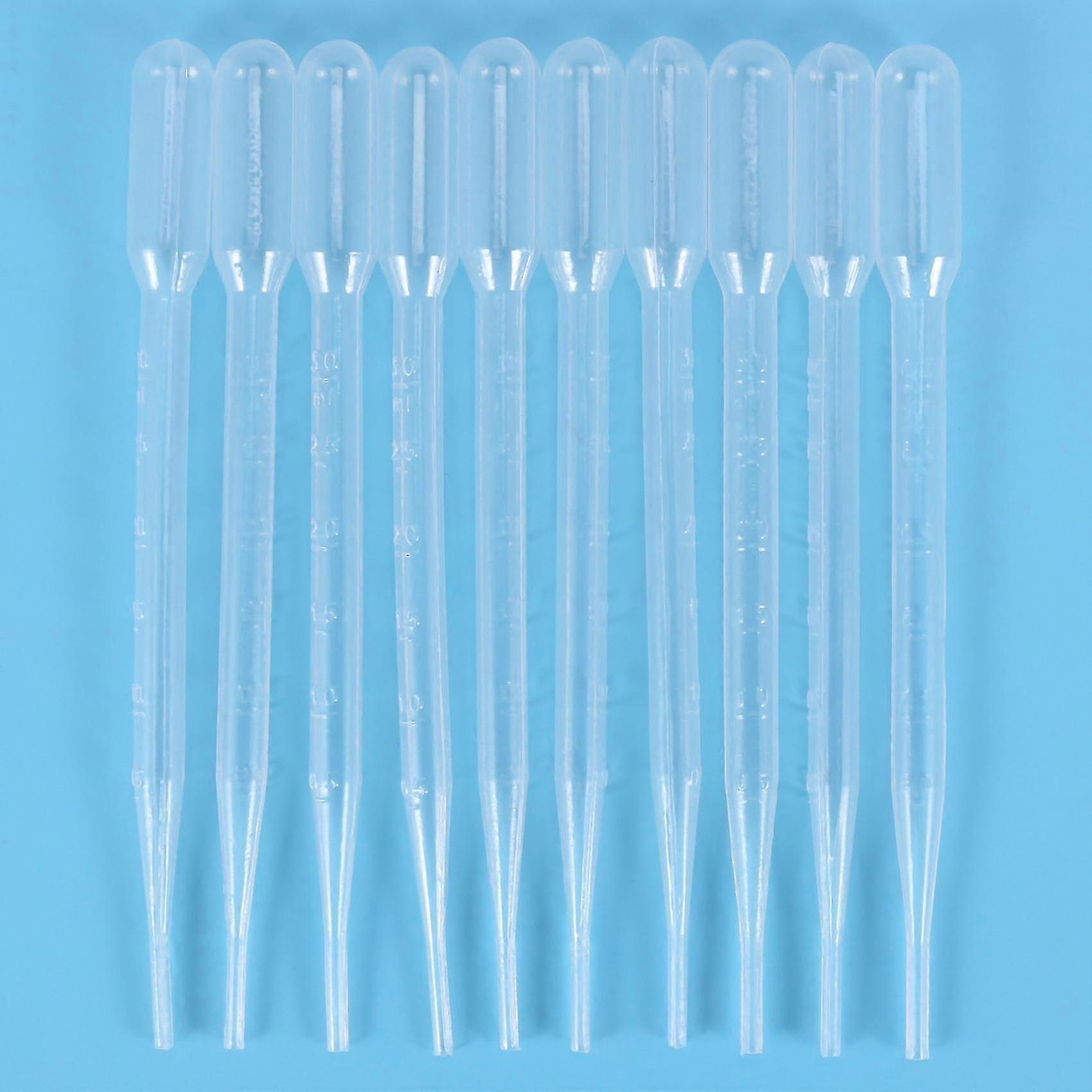 10x Disposable Plastic Eye Dropper Set Transfer Graduated Pipettes