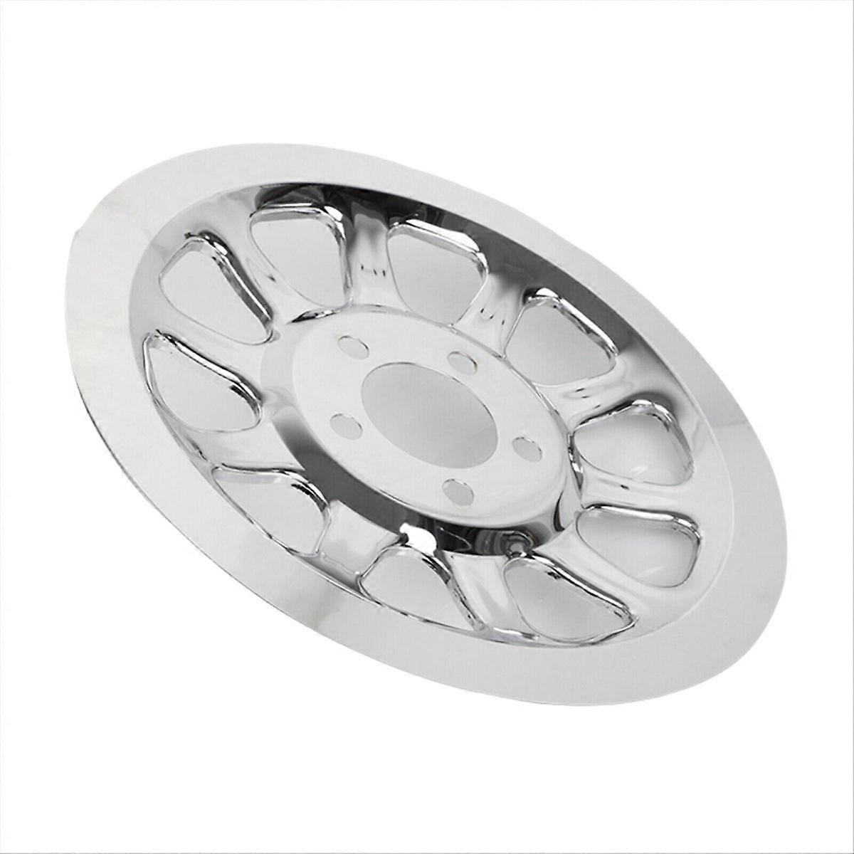 Outer Pulley Cover 66 Tooth Chrome Rear Pulley Insert for Harley