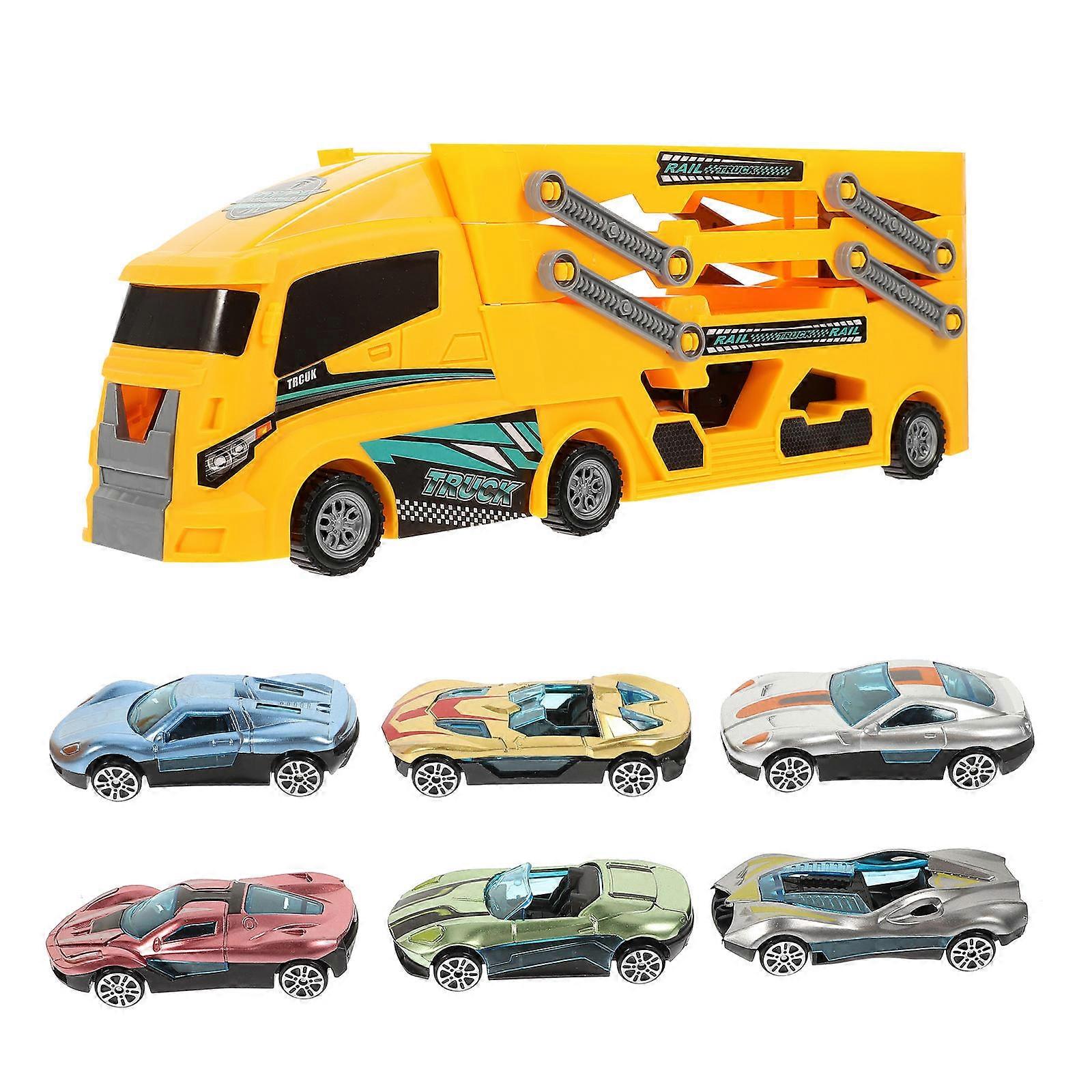 Movable Toy Engineering Vehicle Designed For Storytelling Adventures For Kids Available In 1 Set With Innovative Folding Function
