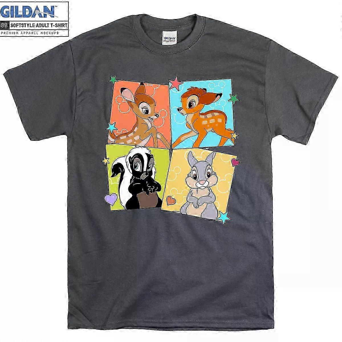 D Bambi a přátelé - tričko s roztomilým Bambi