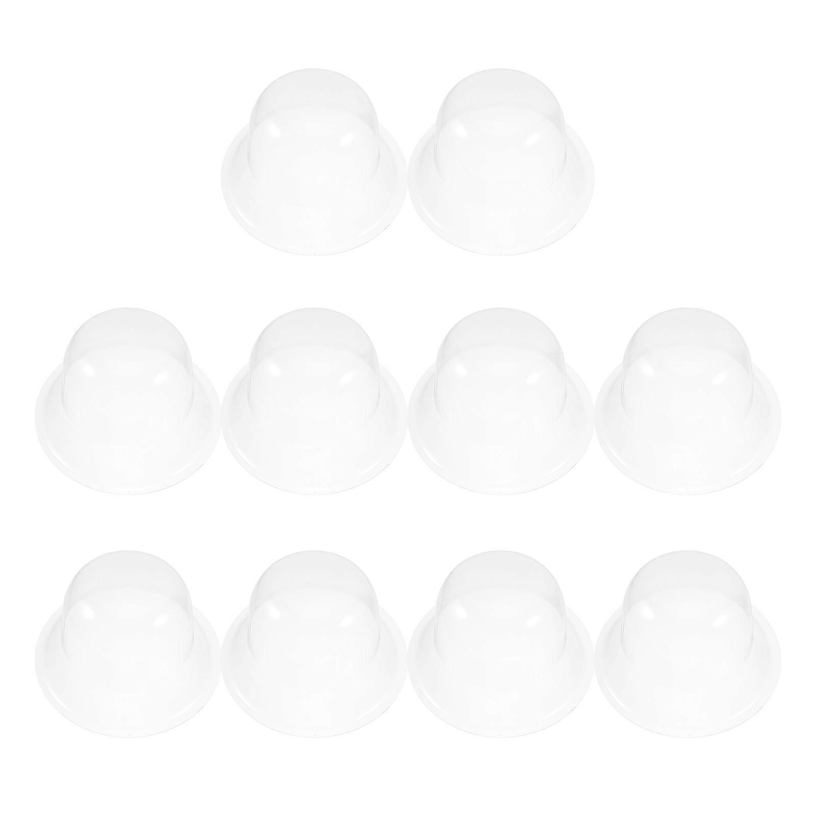 Clear PVC Widebrim Hat Display Stand for 10Pcs Cap Storage Organizer