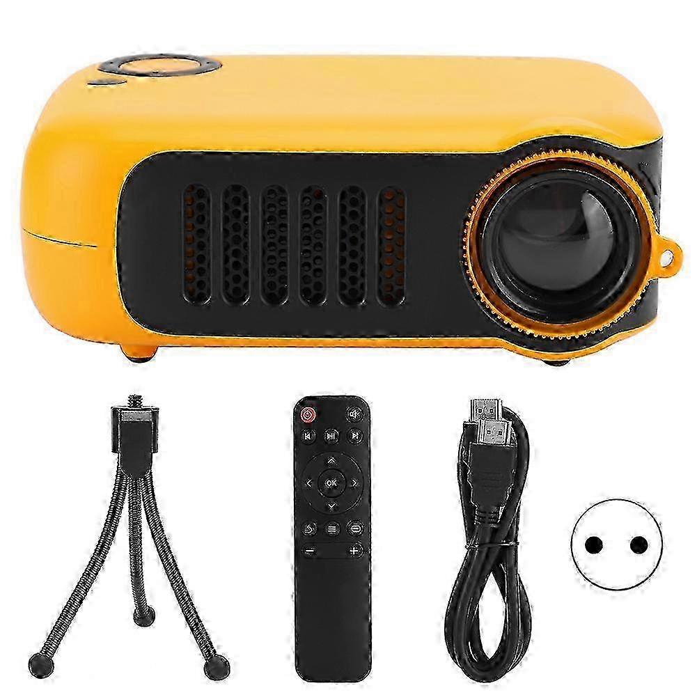 Mini Portable Projector Household Projectors 320 x 240 Resolution with 2-Inch LCD Screen (100-240V)