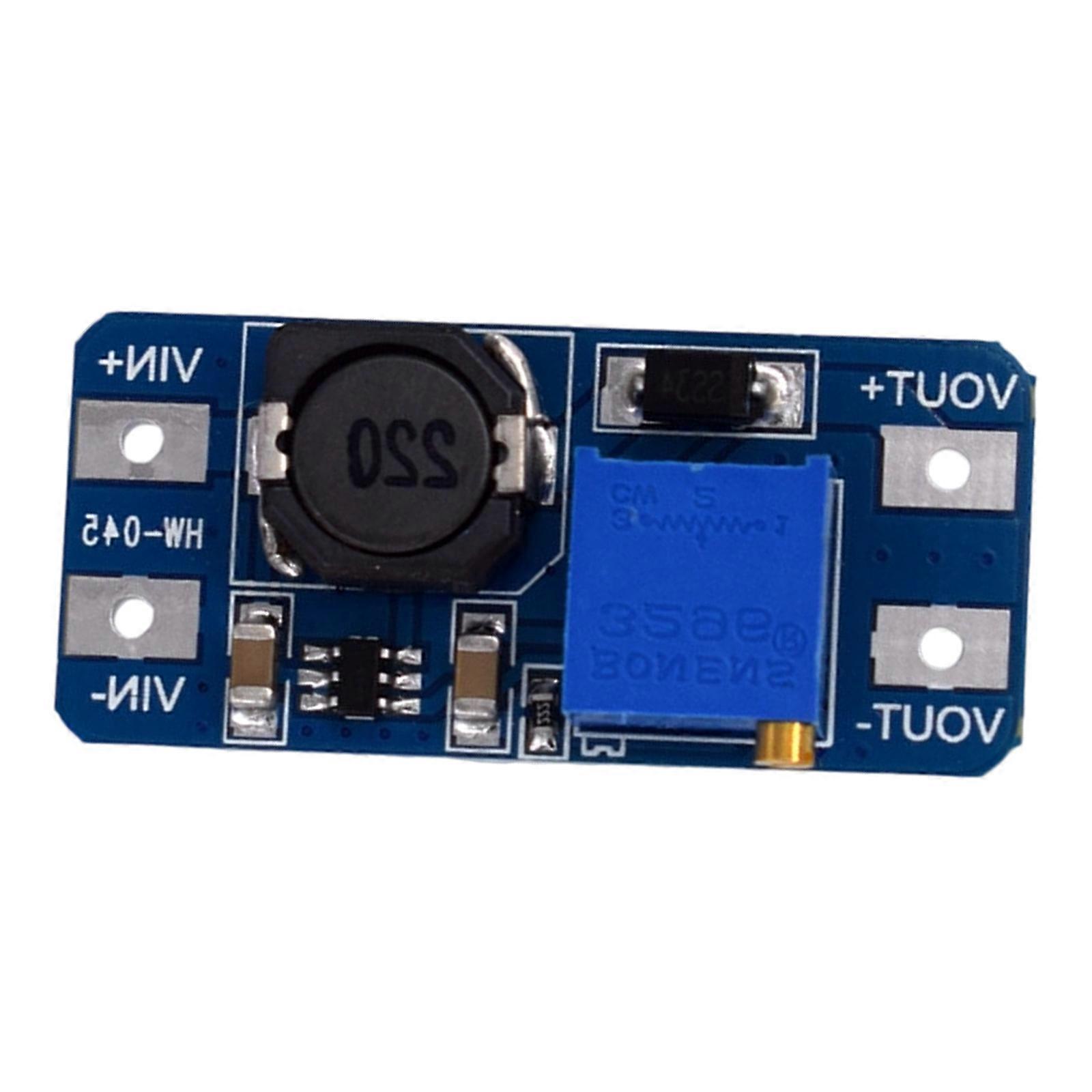 High Efficiency 90% DC3V-12V Boost Conversion 2A Output Adjustable Voltages 3V-12V Overcurrent Protections  Module Multicolor