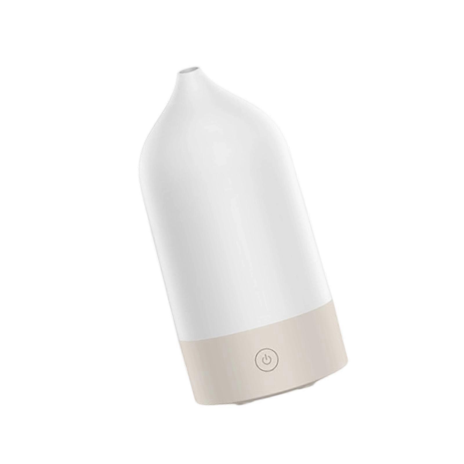 Low Noise Essential Oils Diffuser Vase Shaped Aromatherapies Device Cool Mists Maker Air Freshener For Indoor Use  Apricot
