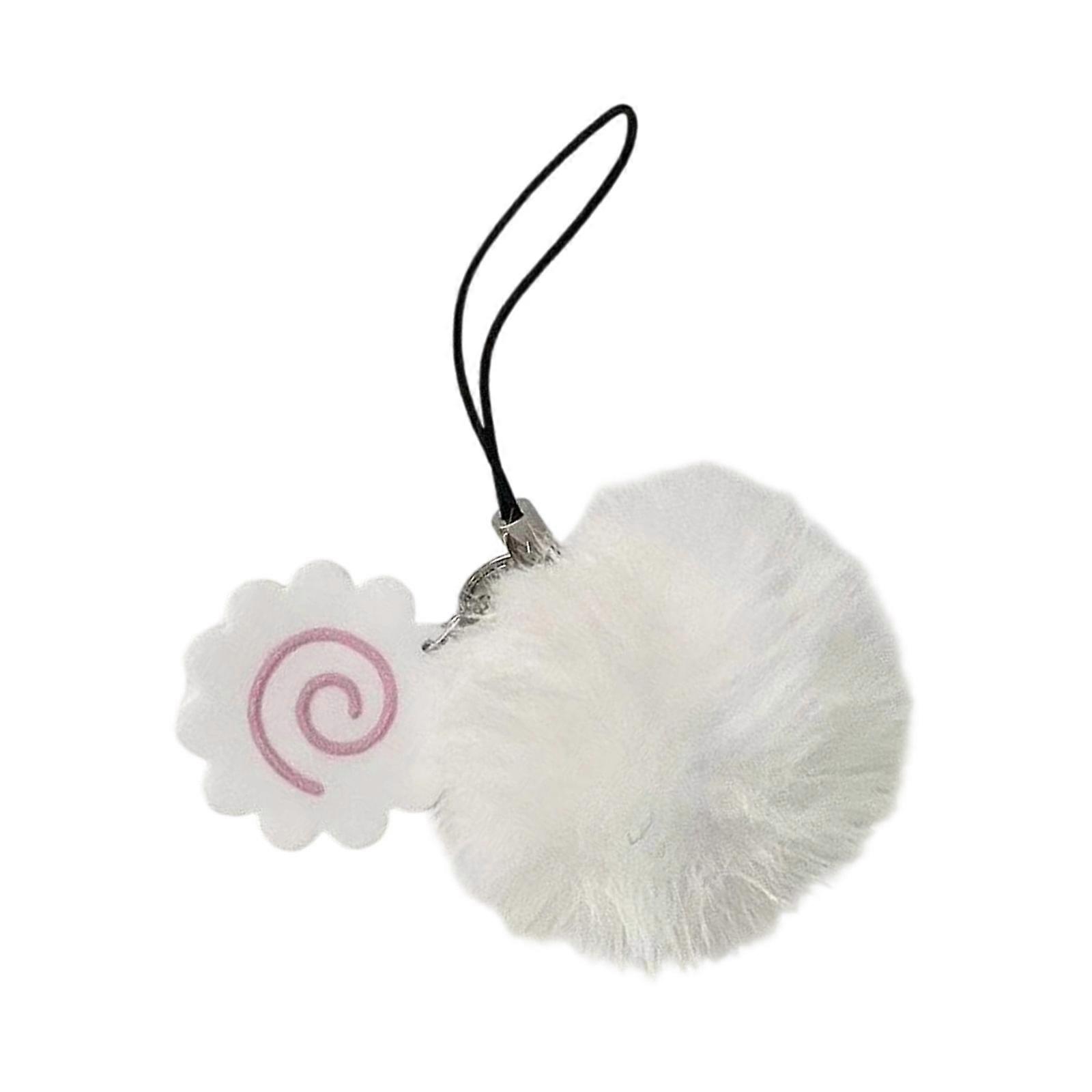 Colorful Acrylic Fish Phone Charm With Handcrafted Pompoms Designs Secure Attachment Accessories For Everyday Use  Pink
