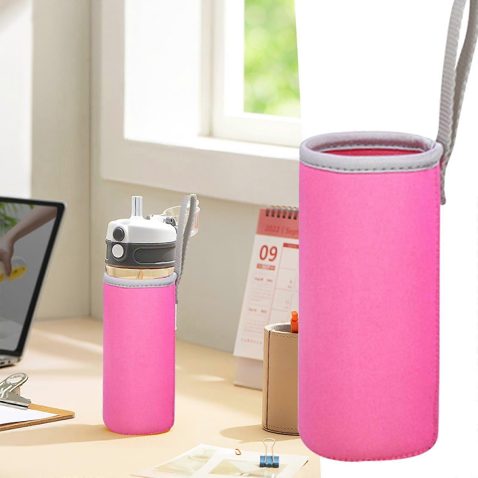 Markdown! Poaug Bottles Glass Clearance,Neoprene Insulated Collapsible Drink Bottle Covers Multi Color Glass&Bottle